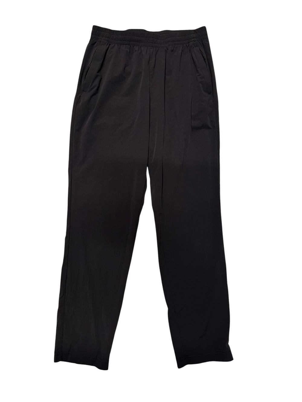 ANTA Black Athleisure Tech Pants Relaxed Fit Lightweight Joggers Large